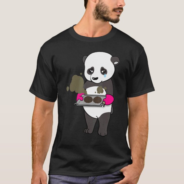 Camiseta Baking Gone Wrong Panda Bear Bear Chef Culinario B (Anverso)