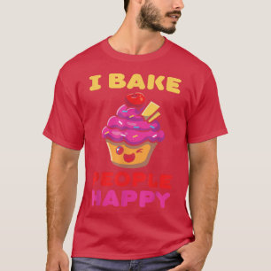 Camiseta Baking Lover Funny Chef Cake Baker I Bake People H