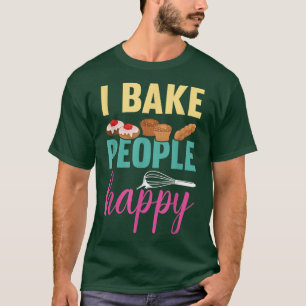 Camiseta Baking Lover Funny Chef Cake Baker I Bake People H