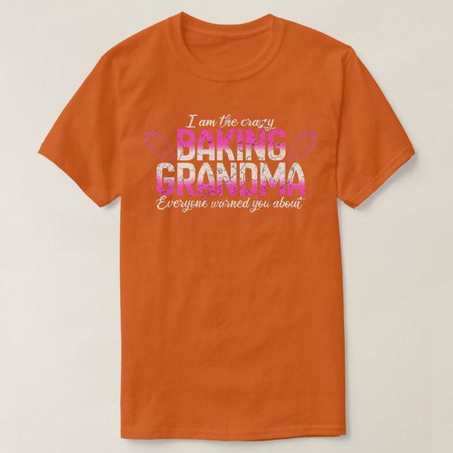 Camiseta Baking Lover Graciosa Abuela Baker Abuela (Diseño del anverso)