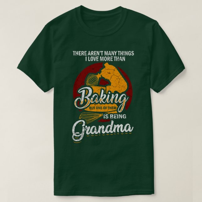 Camiseta Baking Lover Graciosa Abuela Baker Abuela 515 (Diseño del anverso)
