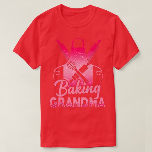 Camiseta Baking Lover Graciosa Abuela Baker Abuela 524 (Diseño del anverso)