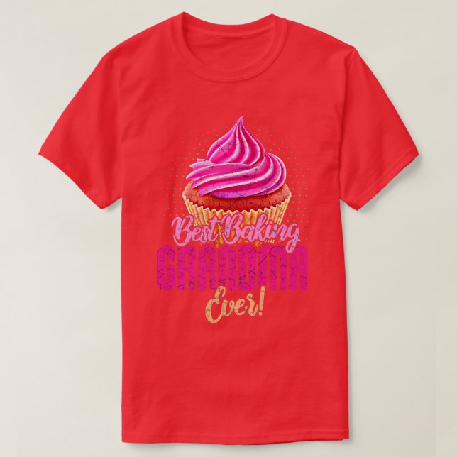 Camiseta Baking Lover Graciosa Abuela Baker Abuela 527 (Diseño del anverso)