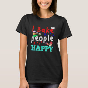 Camiseta Baking Pastry Chef Tee Cake Tees Cookie Baker Bake