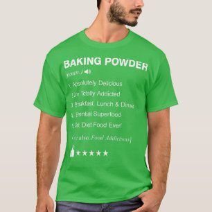 Camiseta Baking Powder Definition Significa Funny