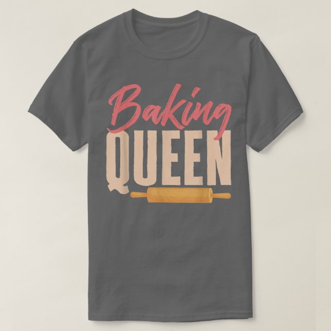 Camiseta Baking Queen Baker Profesión Pastry Lover T-Shirt (Diseño del anverso)