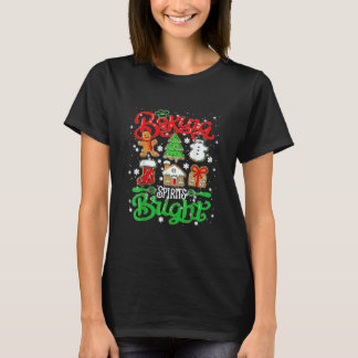 Camiseta Baking Spirit Bright Donut Navidades