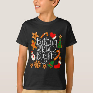 Camiseta Baking Spirit Bright Gingerbread Navidades Cookie