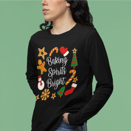 Camiseta Baking Spirit Bright Gingerbread Navidades Cookie