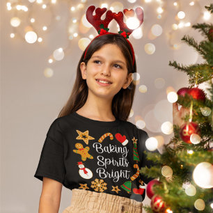 Camiseta Baking Spirit Bright Gingerbread Navidades Cookie