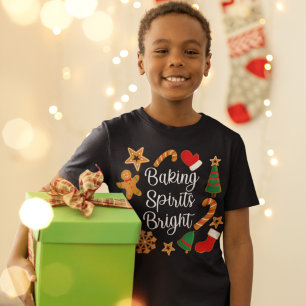 Camiseta Baking Spirit Bright Gingerbread Navidades Cookie