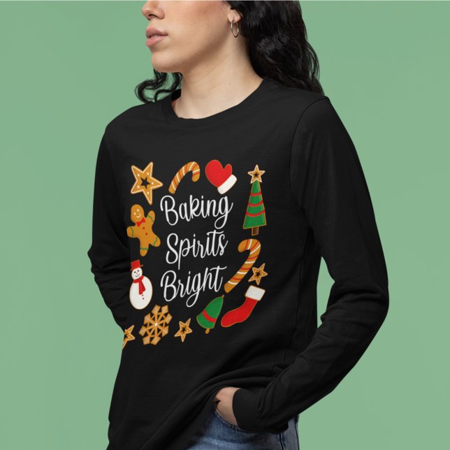 Camiseta Baking Spirit Bright Gingerbread Navidades Cookie (Subido por el creador)