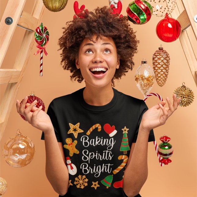 Camiseta Baking Spirit Bright Gingerbread Navidades Cookie (Subido por el creador)