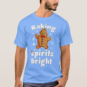 Camiseta Baking Spirit Navidades brillantes Funny Baker Paj