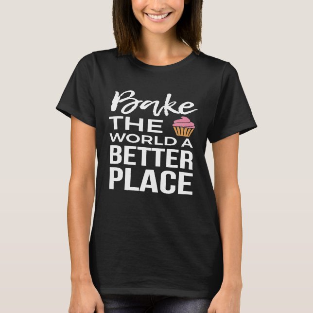 Camiseta Baking Tee Para Un Pastelero De Pasteles (Anverso)