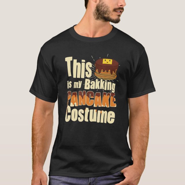 Camiseta Bakking pancake costume     cute Pancake (Anverso)