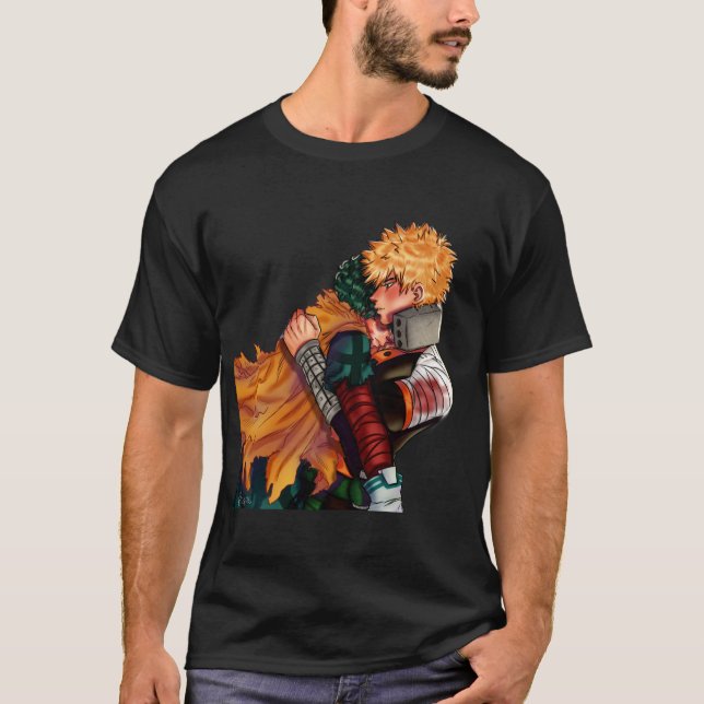Camiseta BakuDeku Manga Hug (Anverso)