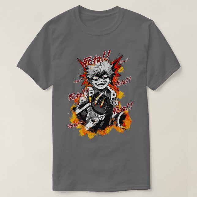 Camiseta Bakugo (Diseño del anverso)