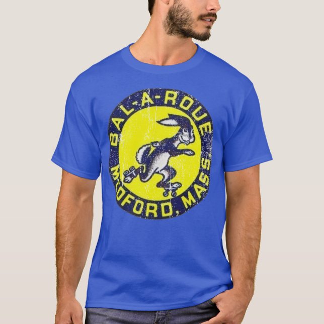 Camiseta Bal-a-Roue T-Shirt - Medford, MA Retro Roller Skat (Anverso)