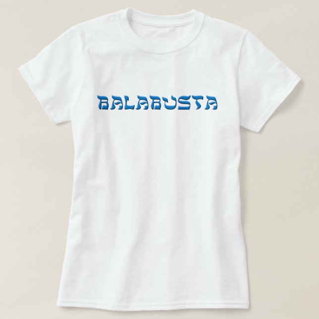 Camiseta Balabusta (Diseño del anverso)