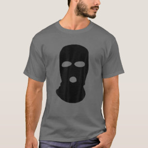 Camiseta Balaclava Motif , Face Mask Hoodie, Máscara Diseño
