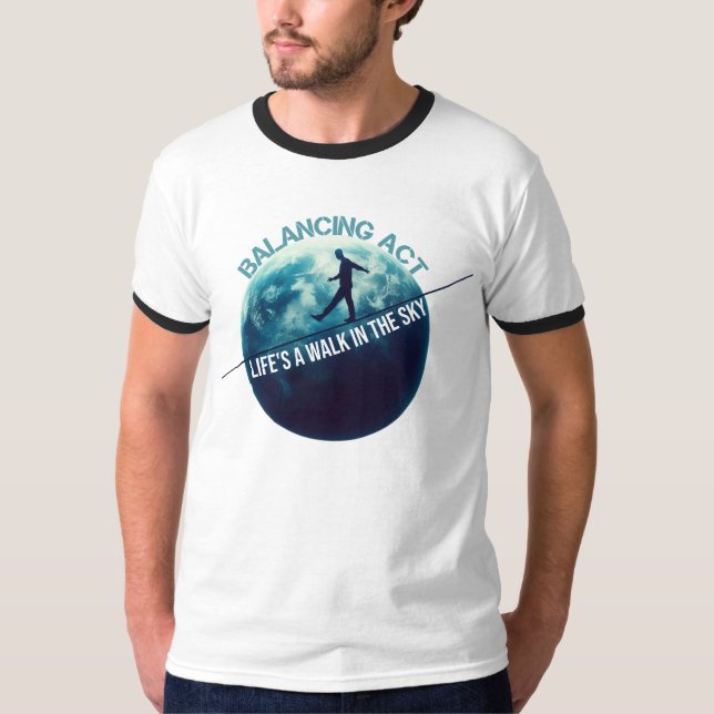 Camiseta Balance celeste: el viaje hacia el cielo de la vid (Anverso)