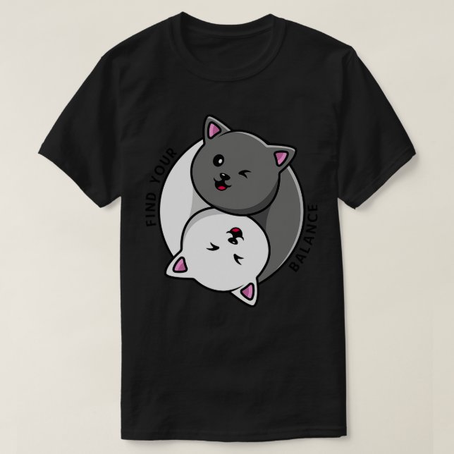 Camiseta Balance de yinyang (Diseño del anverso)