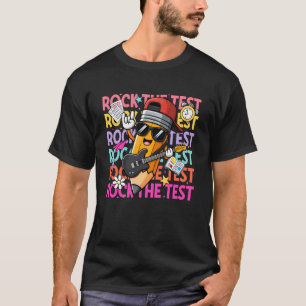 Camiseta Balancea La Prueba Lápiz Divertido Día De Examen C