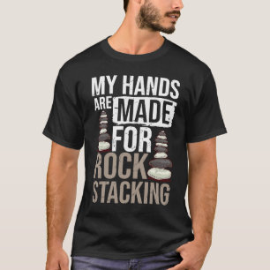 Camiseta Balanceador de juego de apilamiento de piedras de 