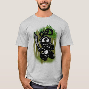 Camiseta Balancear-Bambú-Panda-Estilo