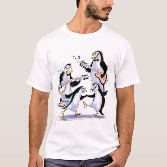 Camiseta balanceo de los pingüinos (Anverso)
