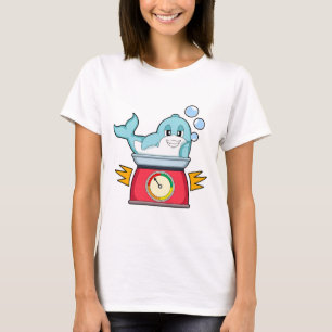 Camiseta Balanza de cocina de delfín