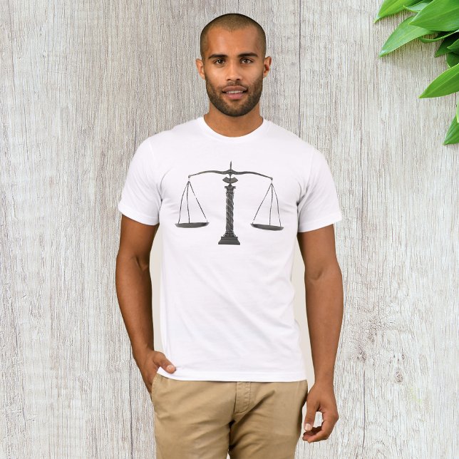 Camiseta Balanza de Justicia Elegante (Subido por el creador)