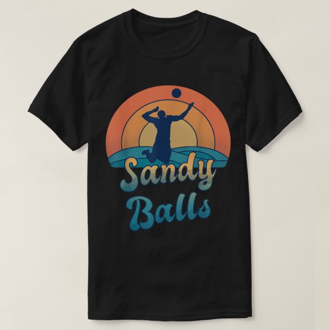 Camiseta Balas de arena para un jugador de voleibol de play (Diseño del anverso)