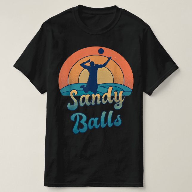 Camiseta Balas de arena para un jugador de voleibol de play (Diseño del anverso)