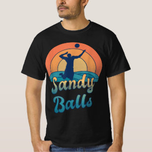 Camiseta Balas de arena para un jugador de voleibol de play