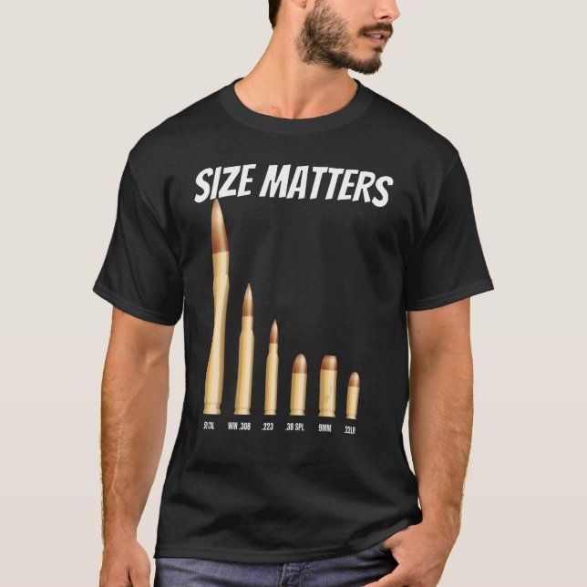 Camiseta Balas de tamaño importante (Anverso)