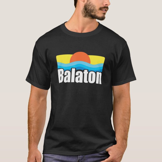 Camiseta Balaton Lake Retro Magyarország Hungría (Anverso)