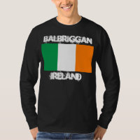 Balbriggan, Irlanda con bandera irlandesa