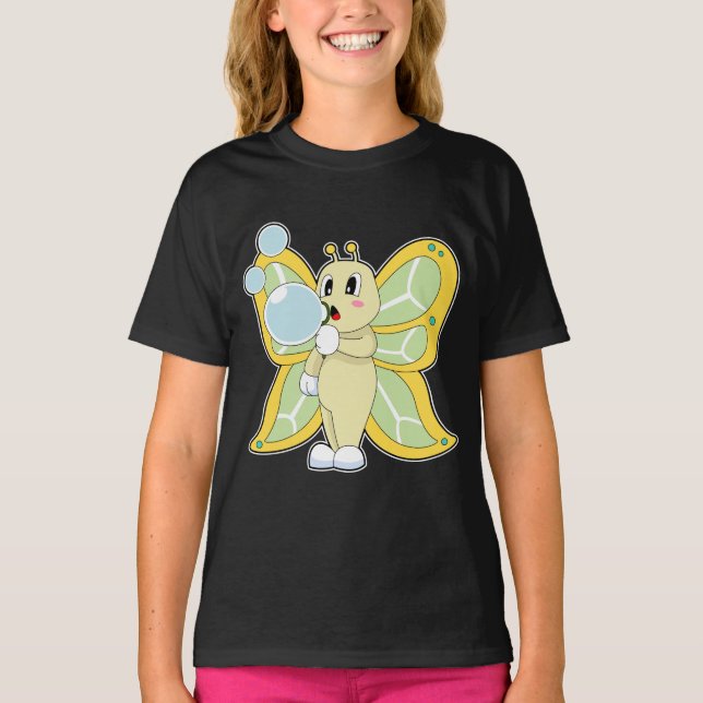 Camiseta Balbuceaciones de jabón de mariposa (Anverso)