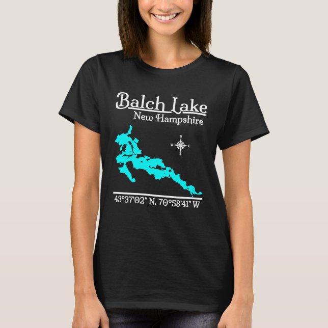 Camiseta Balch Lake New Hampshire  3 (Anverso)