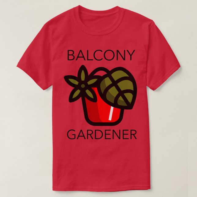 CAMISETA BALCONY GARDENER (Diseño del anverso)
