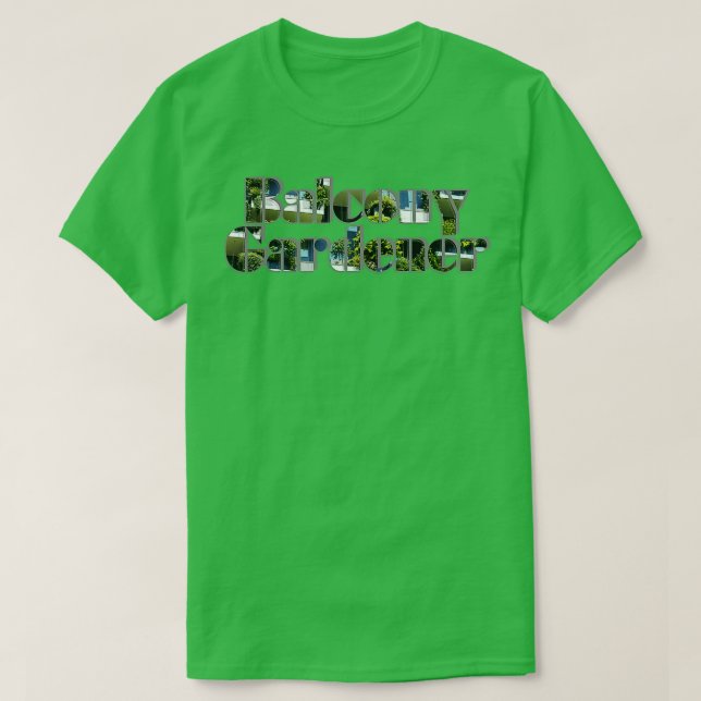Camiseta Balcony Gardener (Diseño del anverso)