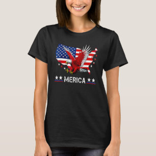 Camiseta Bald Eagle Americaw Bandera Estadounidense Me Patr