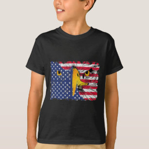 Camiseta Bald Eagle Bandera Estadounidense 4 De Julio