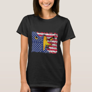 Camiseta Bald Eagle Bandera Estadounidense 4 De Julio