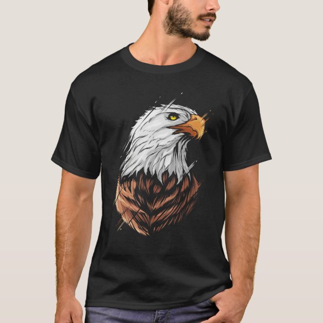Camiseta Bald eagle head of an american bald eagle (Anverso)