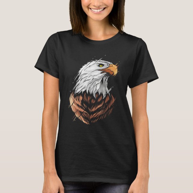 Camiseta Bald eagle head of an american bald eagle (Anverso)