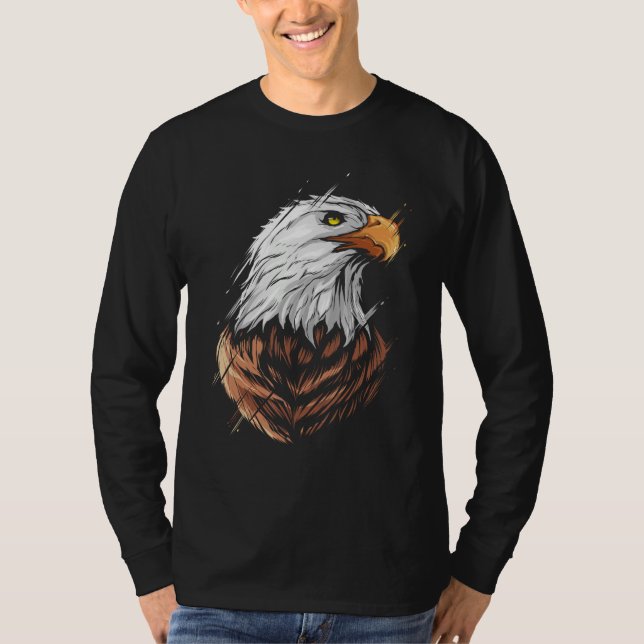 Camiseta Bald eagle head of an american bald eagle (Anverso)
