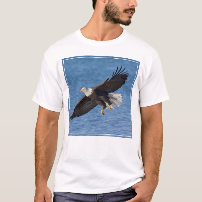Camiseta Bald eagle in flight (Anverso)